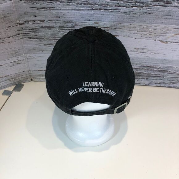 𝅺cyberarts StrapBack Black Baseball Cap Hat Adjustable - Picture 2 of 4